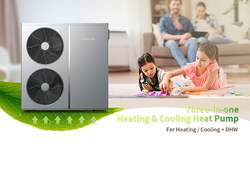 HOW DOES HEATING AND COOLING HEAT PUMP ACHIEVE THREE-IN-ONE USE
