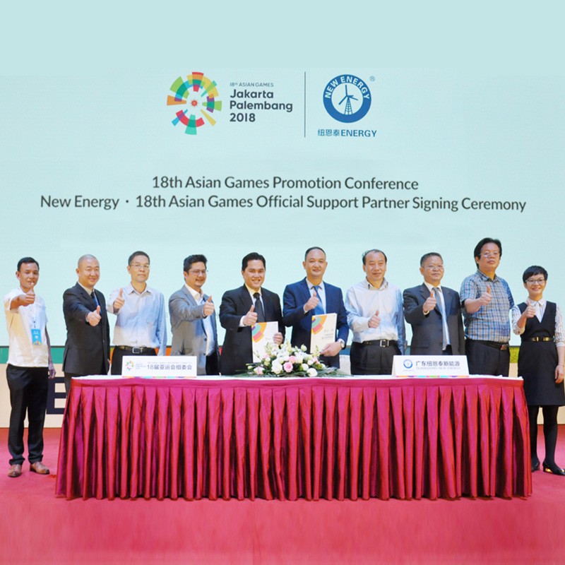 Formally signed into Official Partner of 18th Asian Games and became the Exclusive Supplier of Air Source Heat Pump. Won bids on Coal-to-Electricity mega-project in Northern China.