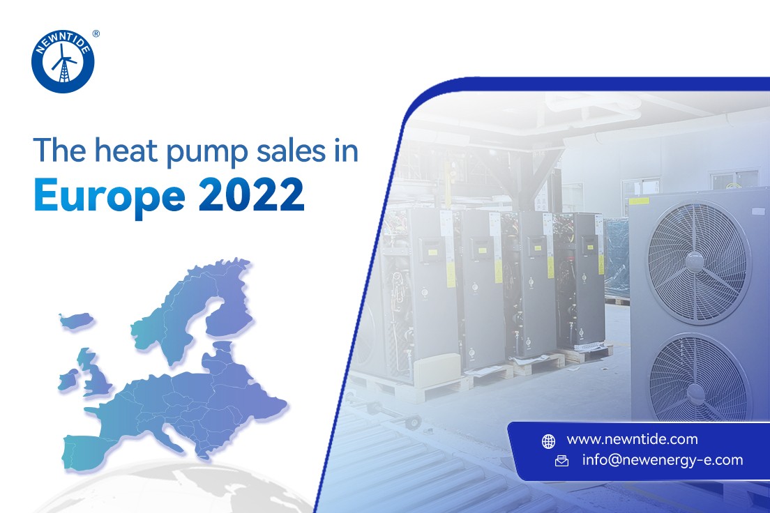 The heat pump sales in Europe in 2022