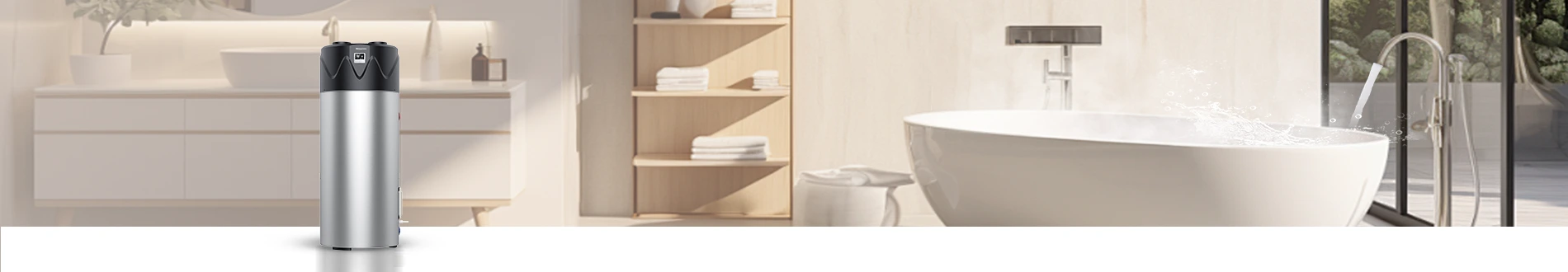 heat pump water heater banner